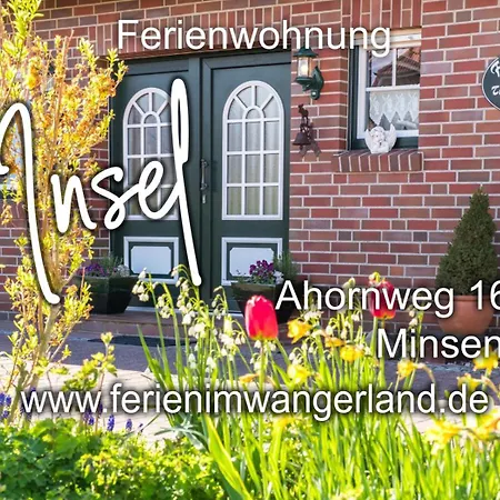Appartement Ferien Im Wangerland Insel Minsen Hund Pool Sauna *